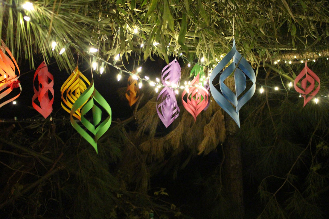 Sukkot Decorations: How to Make a Hanging Paper Craft for your Sukkah